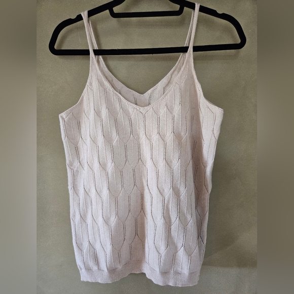 2 FOR 1!! Amazon | Orange Sleeveless Knit Top + Beige (Same), Ptp 17" - Picture 8 of 11